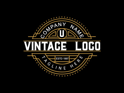 Vintage Logo Design branding graphic design logo logocollection logodesignersclub logodose