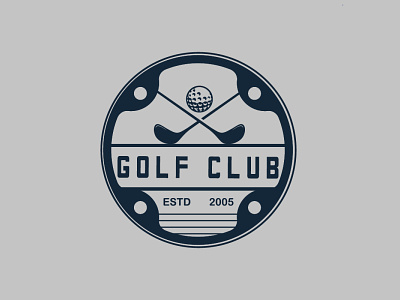 Retro Vintage Golf Logo Design
