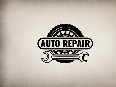 Auto Repair Vintage Logo