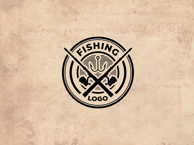 Fishing Vintage Logo classic design dribbble fishing logo graphic design logo logo design logo designer vintage vintage logo