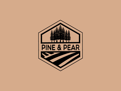 Pine & Pear vintage logo