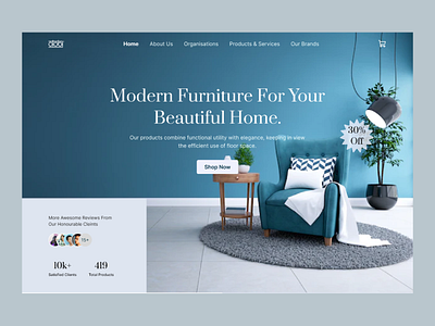 OTOBI-FURNITURE LANDING PAGE ui uiux ux