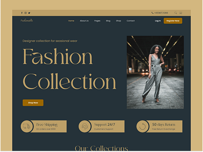 Fashionable-Web Header