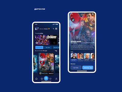 Movie App ui ux