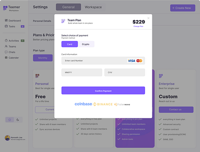 The pricing plan app graphic design ui ux