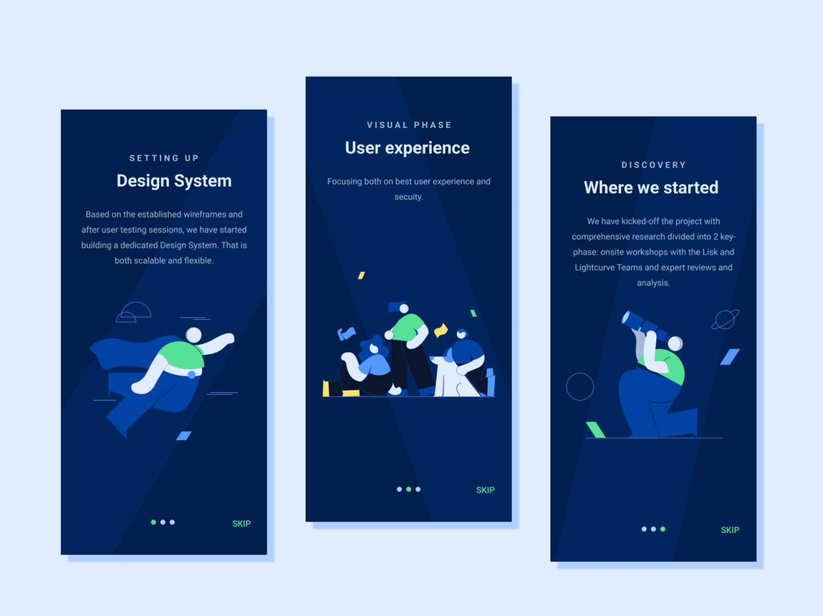The splash screen UI for IOS by Lori Nguyen on Dribbble