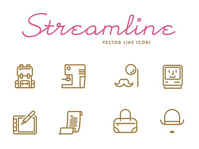 Streamline Vector Icons - Freebie