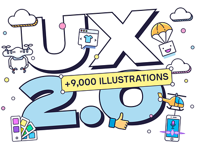 19,500 Illustrations - Streamline UX 2.0 launched!