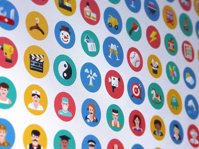 More than 1,000 flat icons - Coming soon! flat icons