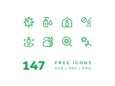 Free Covid Icons Set covid design flat freebie icons iconset minimal vector