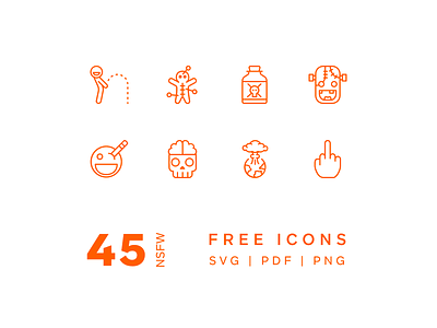 Nasty Icons (Free Icon Set) design flat freebie freebies icons iconset minimal ui vector