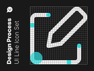 User Interface Line Icon Set - Design Process