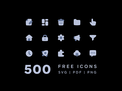 500 Free Icons - Streamline Flat design flat icons illustrator minimal ui vector