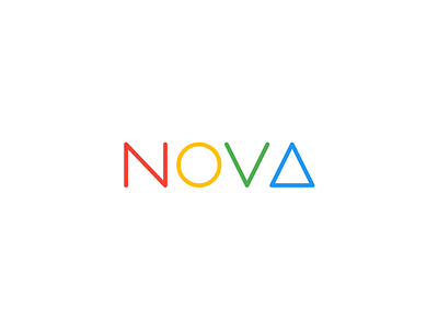 Nova. Colored logo