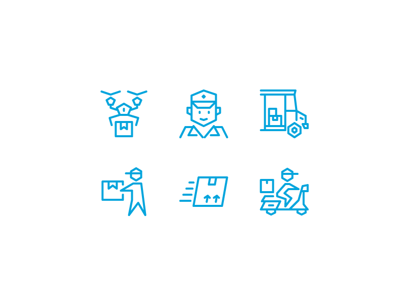 Delivery Services Icons