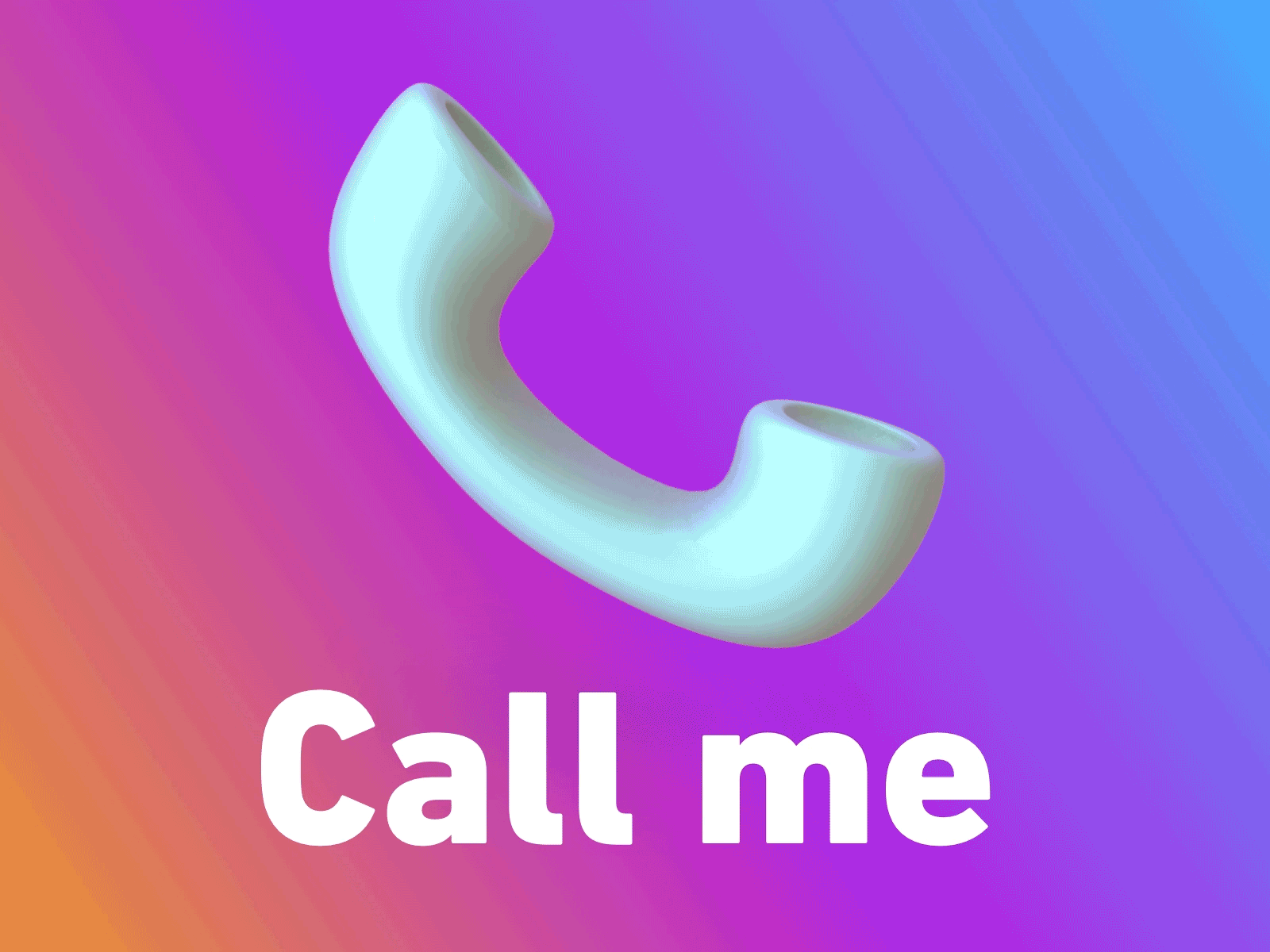 callme c4d graphic illustration