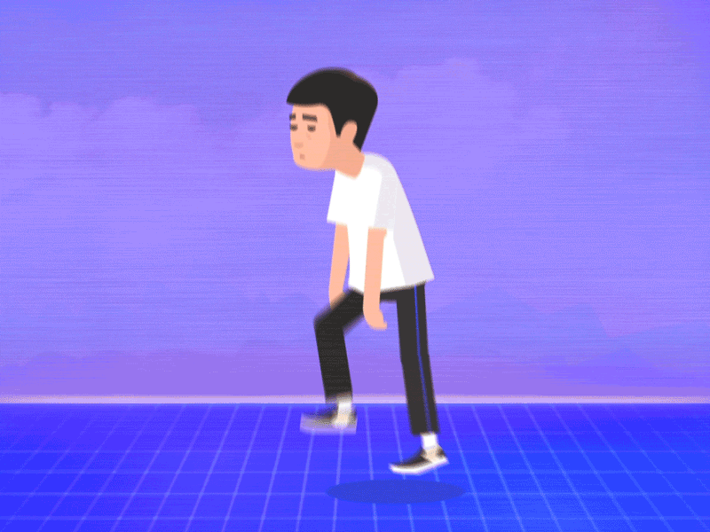 Lazy Shuffle Dance illustration motion design motion graphics motiongraphics vector