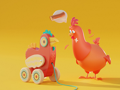 Made of WHAT?! 3d animals animation character design illustration motion graphics