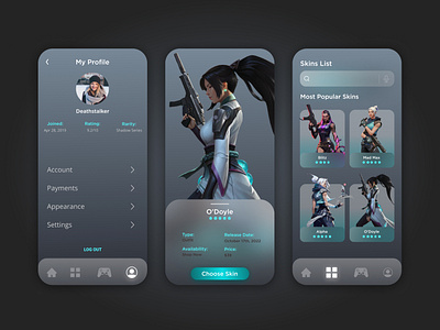 Gaming App Design