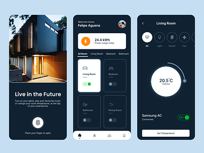 Smart Home - Mobile App UI Design