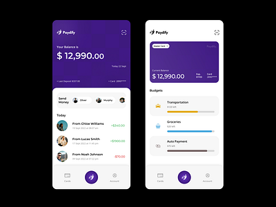 Wallet App- Mobile UI Design