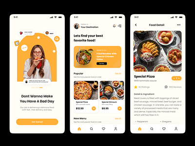 Food App UI Design