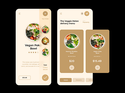 Cafe App UI Design