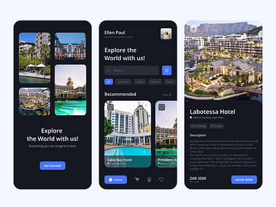 Travel App UI Design