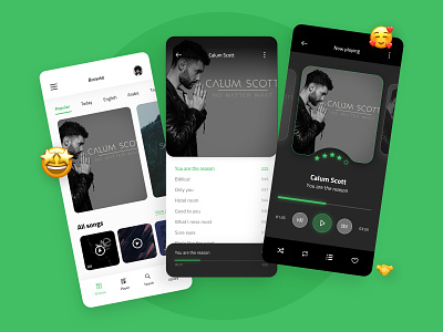 Layouti Music App app design ui ui design ux vector