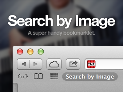 Search by Image bookmarklet search ui