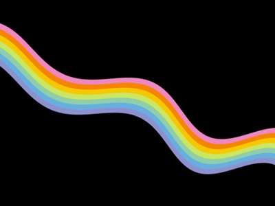 Rainbow Tension Experiment by Matías Martínez on Dribbble