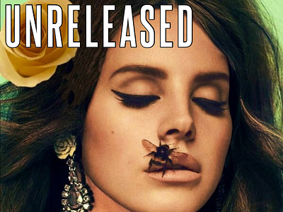 Lana Del Rey Unreleased Alternative Cover app branding design graphic design illustration logo typography