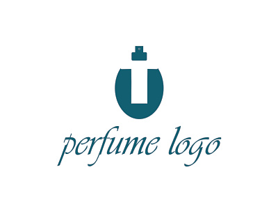 perfume bottle logo design graphic design logo vector