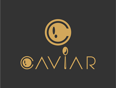 caviar logo branding design graphic design logo vector