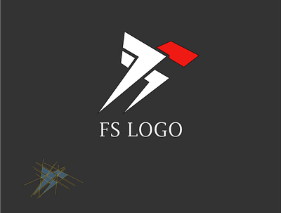 fs logo sport design graphic design logo vector