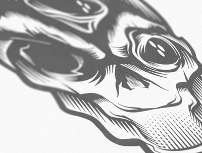 Hybrid Breed. alien art branding character design cross hatching drawing hatching illustration illustrator ink inking sketchbook skull vector