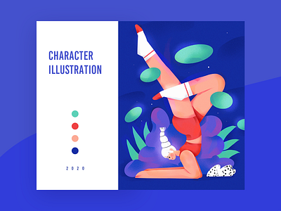 Character illustration-sport illustration