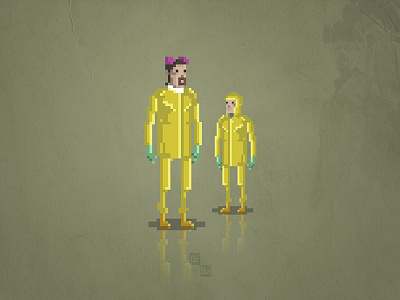 8-Bit Breaking Bad 8 bit breaking bad gaming geek jesse pinkman retro tv walter white