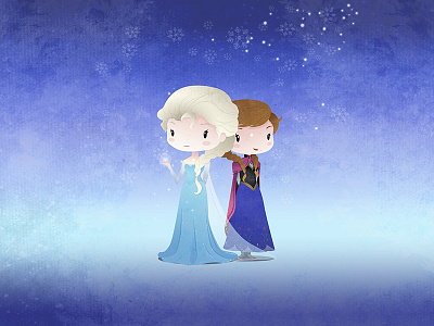 Frozen Disney Princesses animated anna cartoon chibi cute disney elsa kawaii little movie palace princess