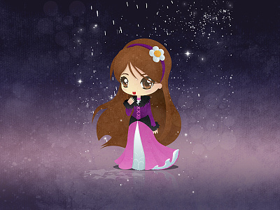 Princess Margarida animated beautiful chibi cute daisy disney kawaii little maggie movie princess stars