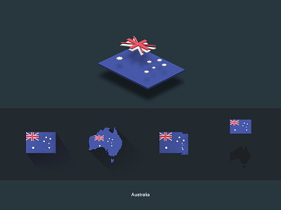 Flat Flags Australia australia design flags flat gifts map oceania redbubble store world