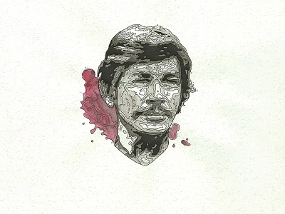 80's Action Hero Bronson action bronson death wish geek hero india ink movies seven traditional watercolor westerm