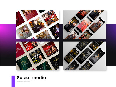 Instagram posts and stories branding graphic design instagram logo photoshop smm