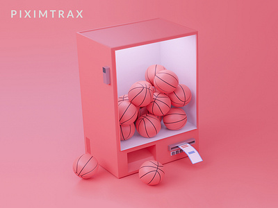 3d basket ball modeling in blender by piximtrax