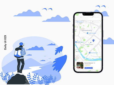 Daily UI 029 | Map daily ui 029 discover explore map