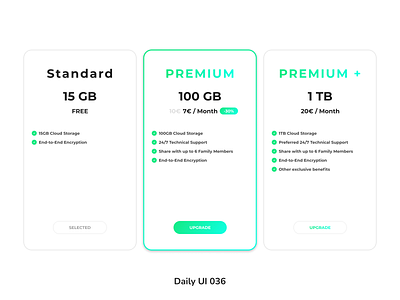 Daily UI 036 | Special Offer daily ui 036 options premium pricing saas special offer
