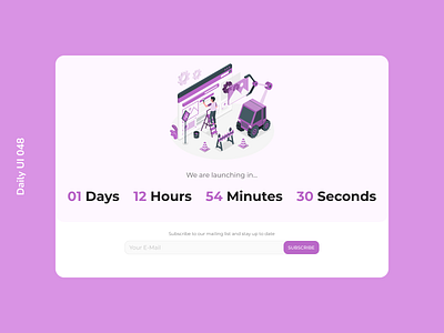 Daily UI 048 | Coming Soon coming soon daily ui 048 web design