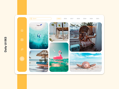 Daily UI 063 | Best of 2015 best of best of 2015 daily ui 064 memories photo album pictures web design