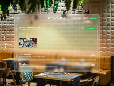 Daily UI 073 | Virtual Reality breakfast daily ui 073 food order restaurant virtual reality