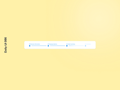 Daily UI 086 | Progress Bar